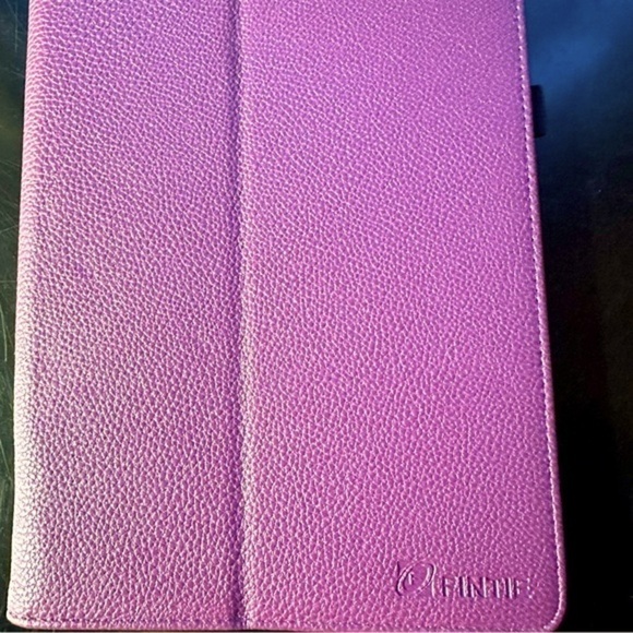 Purple Premium Synthetic Leather cover for IPad Air 2 - Picture 1 of 6